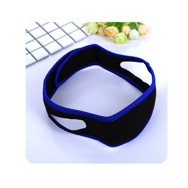 Đai Chống Ngáy Và Hở Miệng Khi Ngủ ( Xanh ) L018