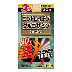 Chondroitin glucosamine Z-SX - Hỗ trợ tăng cường khả năng bôi trơn của dịch khớp (720 Viên)
