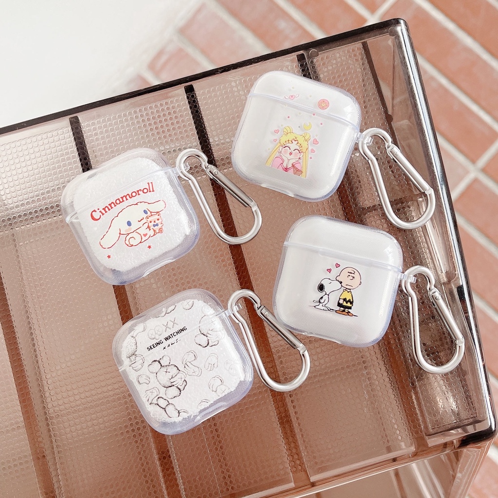 Ốp Điện Thoại Trong Suốt Họa Tiết Hoạt Hình Snoopy Dễ Thương Cho Airpods Pro4/Pro5 Pro4 AP Pro4 Pro5