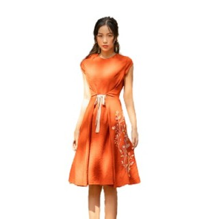 Olv - đầm fire embroidered dress