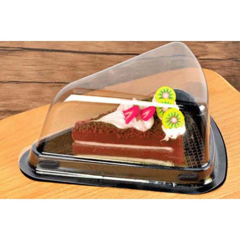 Hộp PET Tam giác đế đen A02,A03 ,( 10 hộp)
