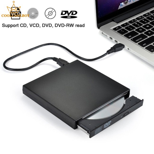 USB External DVD CD RW Disc Burner Combo PC Laptop for Drive 98/8/10 Windows Reader