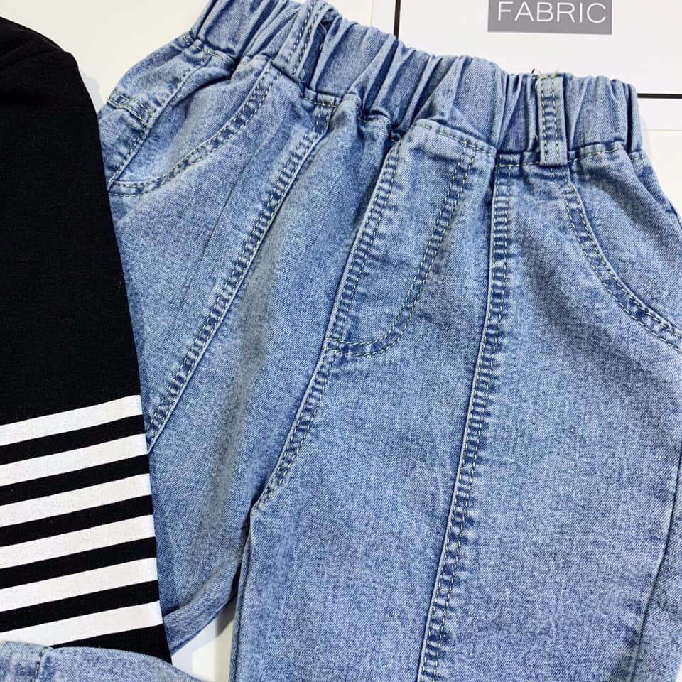 SIZE 8-36KG: Bộ Malin 71 quần jeans đẳng cấp cho bé trai bé gái - B44
