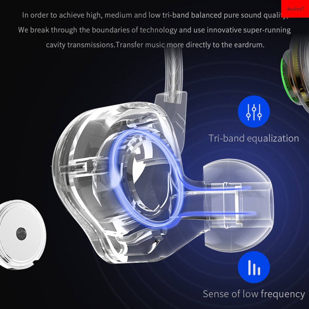 Tai Nghe Nhét Tai Chống Ồn Kèm Micro Qkz Ak6