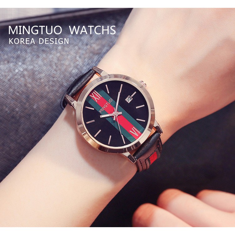 Đồng hồ nữ Hàn Quốc MINGTUO MT86 + Tặng kèm pin 30k | BigBuy360 - bigbuy360.vn