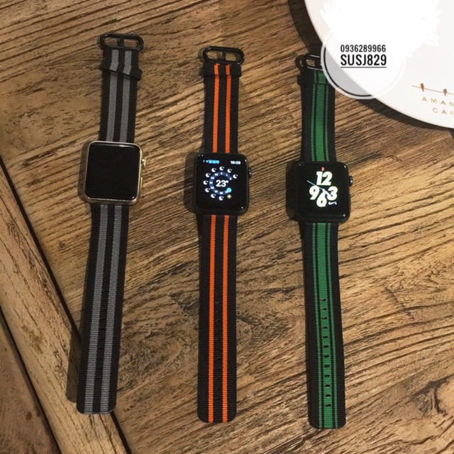 Dây đeo woven nylon apple watch