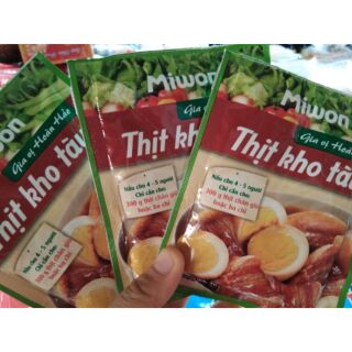 Gia vị thịt kho tàu Miwon gói 30gram