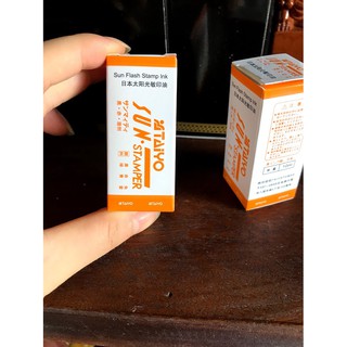 ( CÓ 3 MÀU ĐEN - ĐỎ - XANH ) MỰC DẤU FLASH - MỰC DẤU CẢM QUANG - DẤU THẨM THẤU TAIYO
