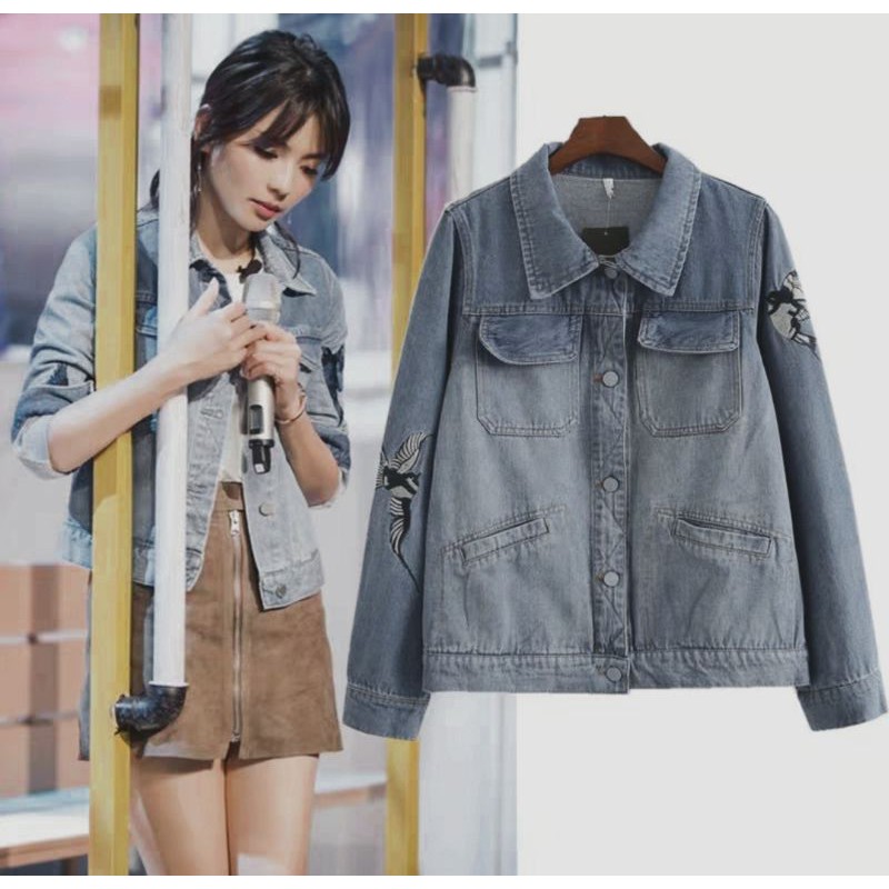ÁO KHOÁC BÒ XANH XỈN