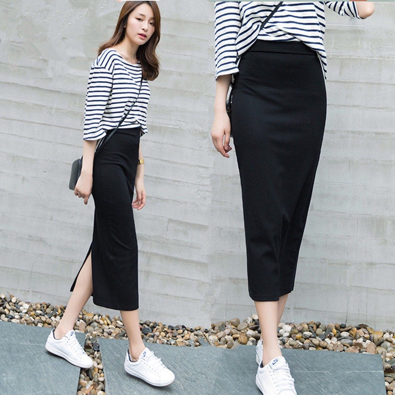 Chân Váy Công Sở Bút Chì Xẻ Sau Peplum Dài 70cm  Bigsize  Body