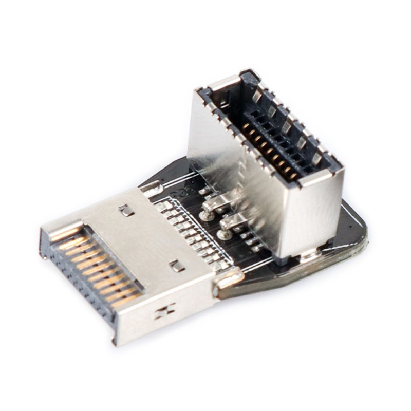 Bộ Chuyển Đổi Bo Mạch Chủ Nối Đầu Trái Phải 90 Độ Tích Hợp Usb 3.1 20-Pin Type-C
