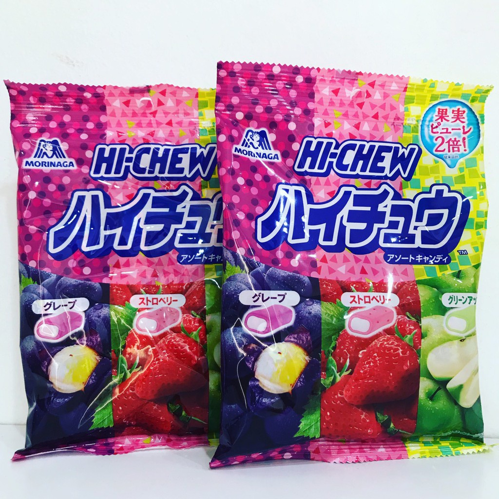 Kẹo mềm morinaga Hi-Chew vị hoa quả, soda,vị chua ngọt 90G