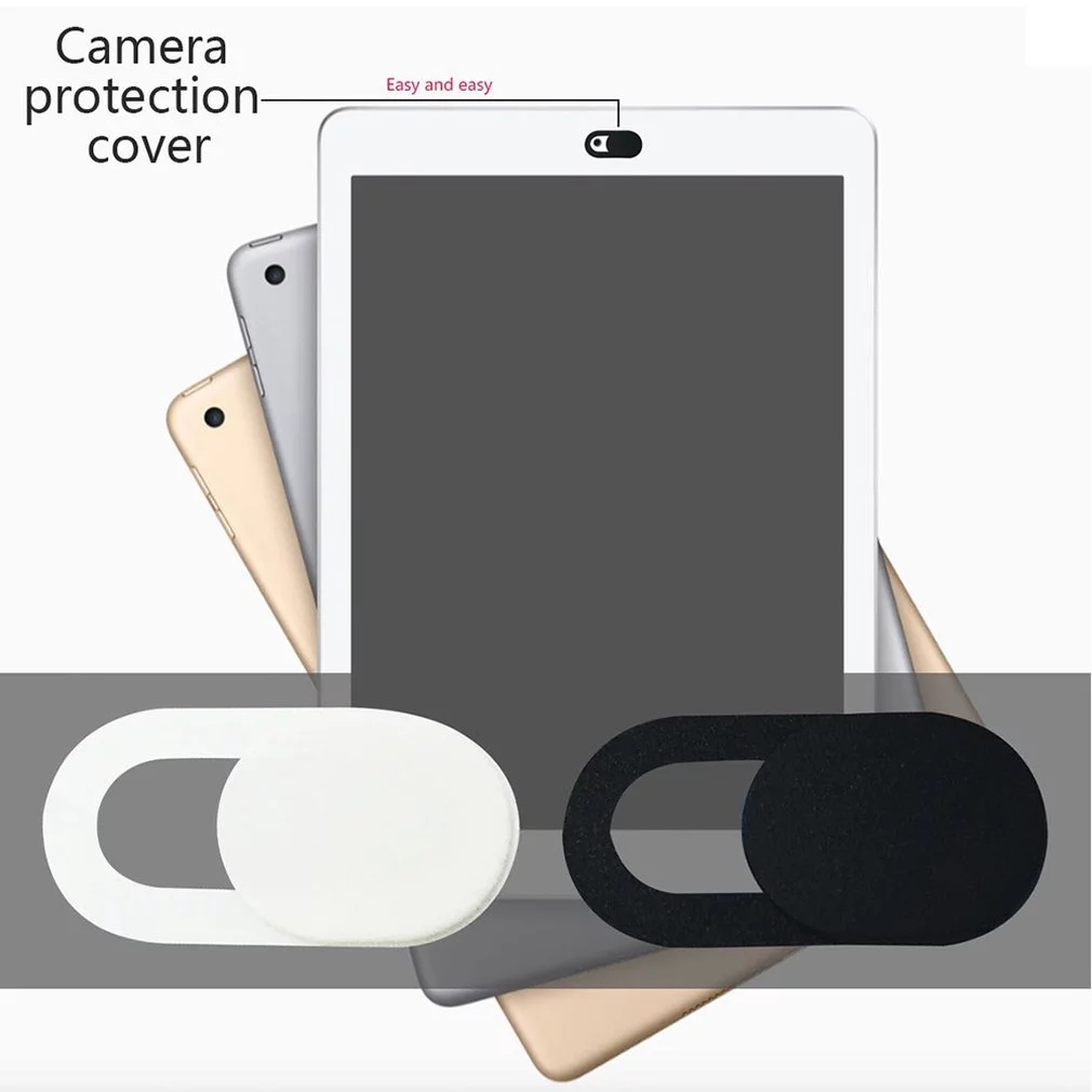 [Ready Stock] 2pcs/Set Universal Webcam Magnet Slider Metal Cover / Anti-Spy Phone Camera Cover Sliding Sticker / Laptop iPad PC Macbook Tablet Lens