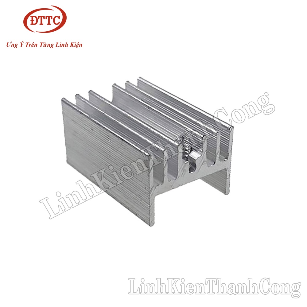 Nhôm Tản Nhiệt TO220 15x10x20mm Trắng