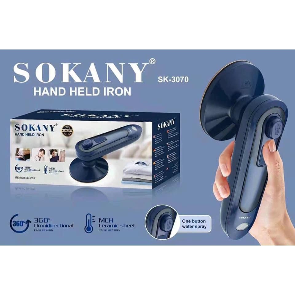 {SIÊU HÓT}Bàn ủi sokany 3070 mẫu mới