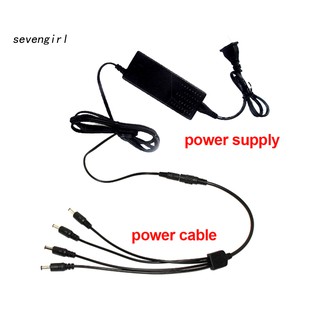 Dây Cáp Chia 8 Cổng DC Dành Cho Camera An Ninh CCTV