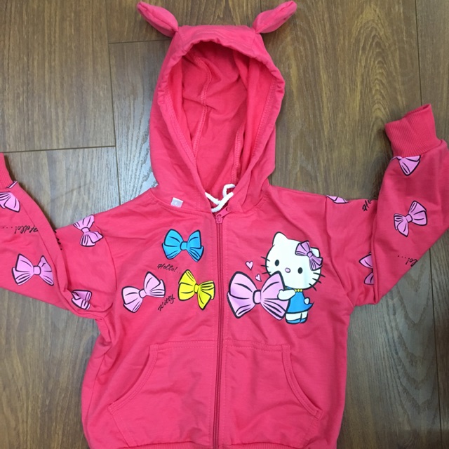 Áo khoác tai gấu 2-3y