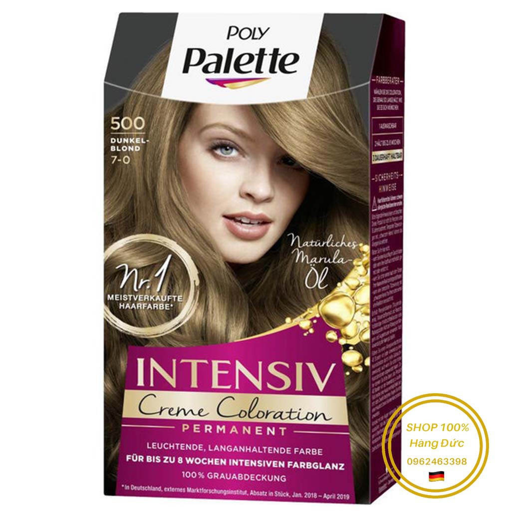 Thuốc nhuộm tóc Poly Palette phủ bạc Mã 500, 800, 900, 645, 650 - Hàng Đức 100% | BigBuy360 - bigbuy360.vn