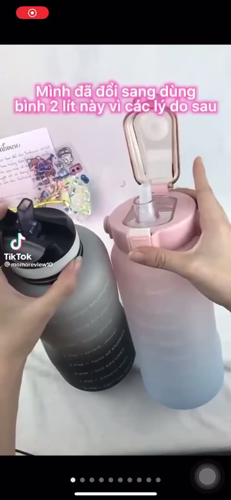 [Xả kho] Bình nước 2 lít dành cho người lười uống nước Fan House bình nước cute 2L có ống hút, vạch chia nhắc giờ | BigBuy360 - bigbuy360.vn