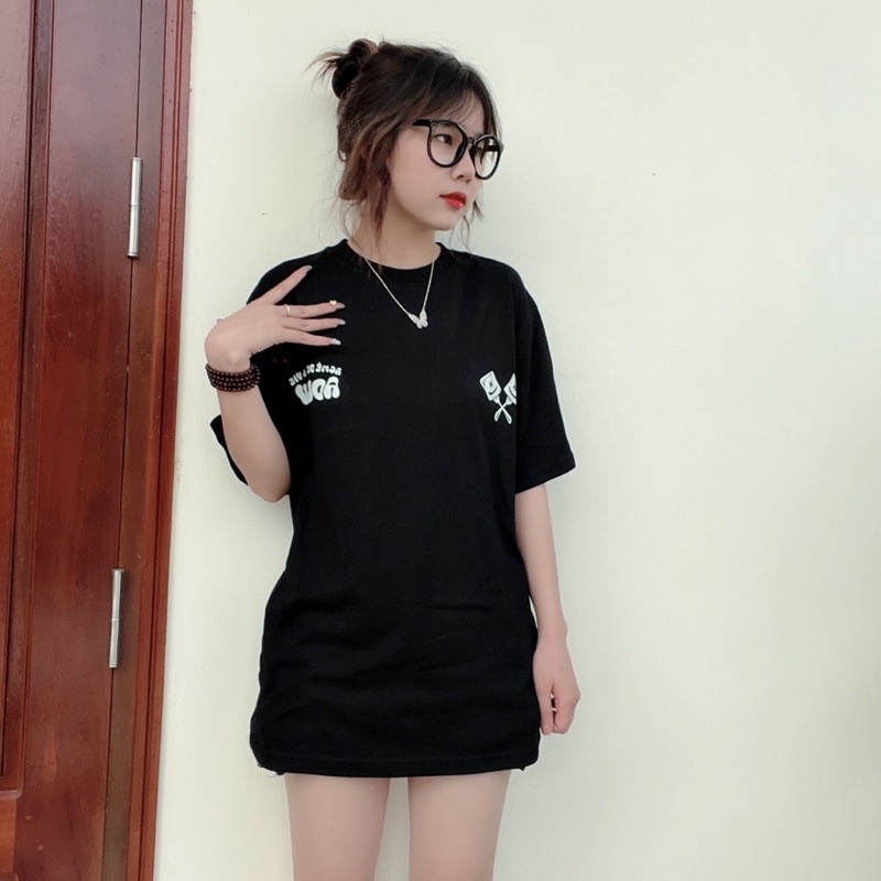 Áo thun AD Mashmallow chất cottonÁo phông unisex nam nữ mặc đôi, nhóm, lớp Cá tínhFree ship