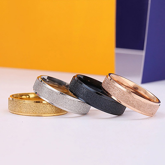 Nhẫn Tròn Chất Liệu Thép Không Gỉ Cho Nhiều Màu Nam Và Nữ