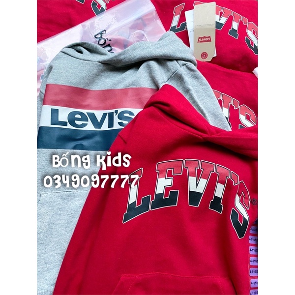 Áo Nỉ Hoodie Bé Trai Logo LEV