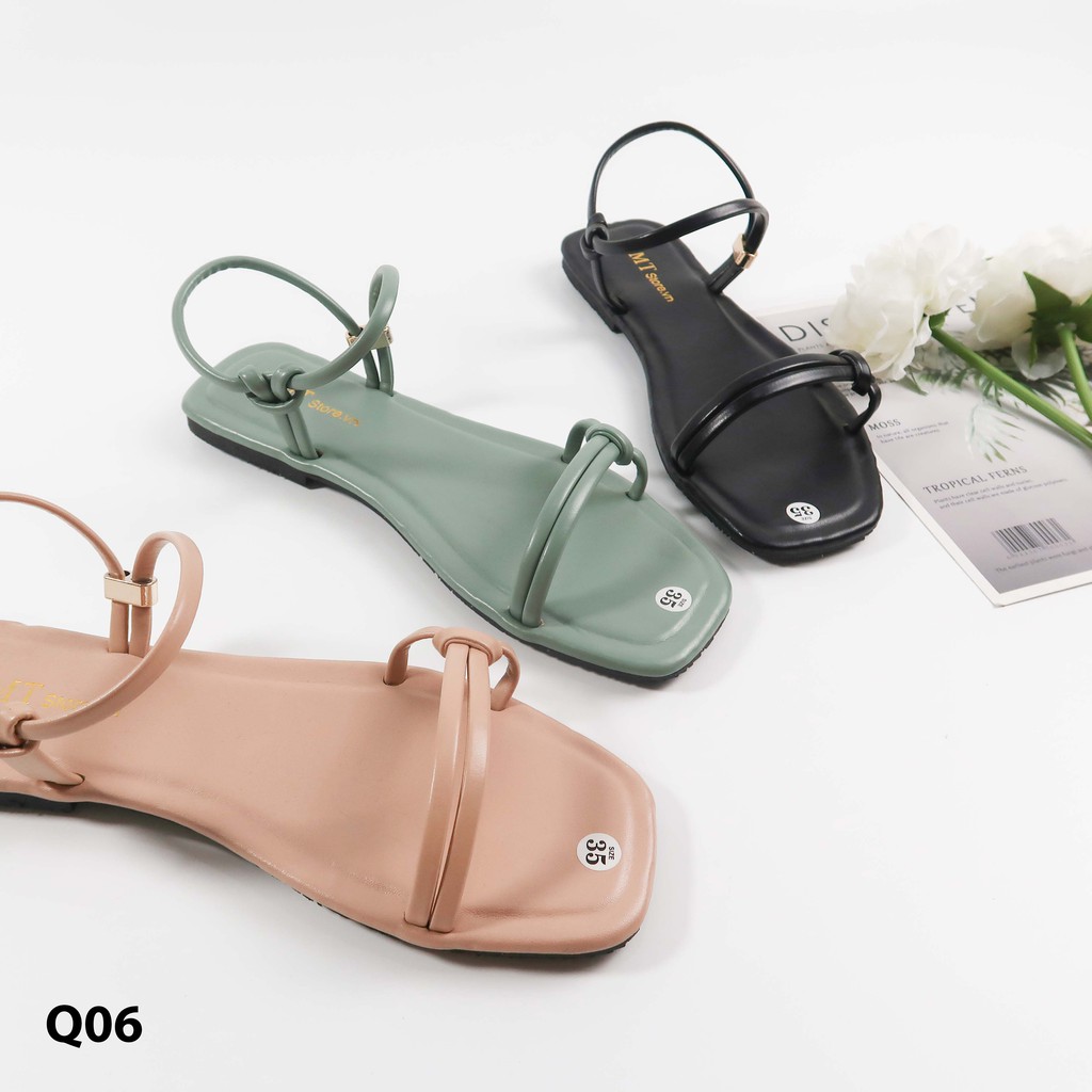 Sandal thắt nút độc đáo HMTShoes Q06