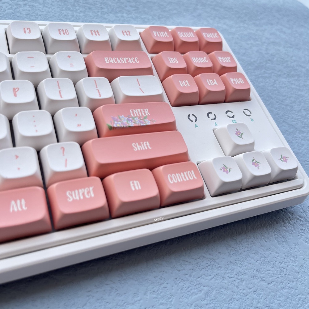 134 Phím LinaBell Keycaps XDA Profile Cô gái Anime PBT DYE SUB Bàn phím cơ học Keycap