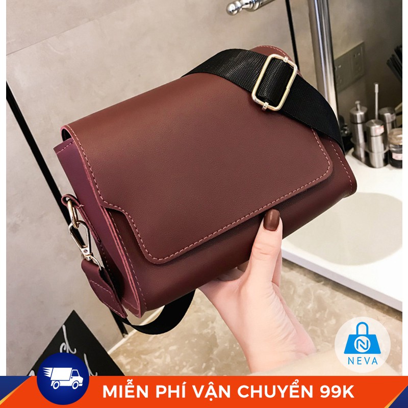 (NEW) Túi đeo chéo nữ da trơn mềm nhỏ xinh NEVA012