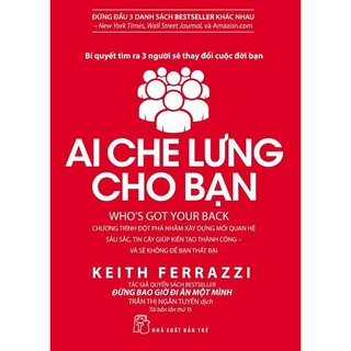 Sách Ai Che Lưng Cho Bạn (Tái Bản 2017)