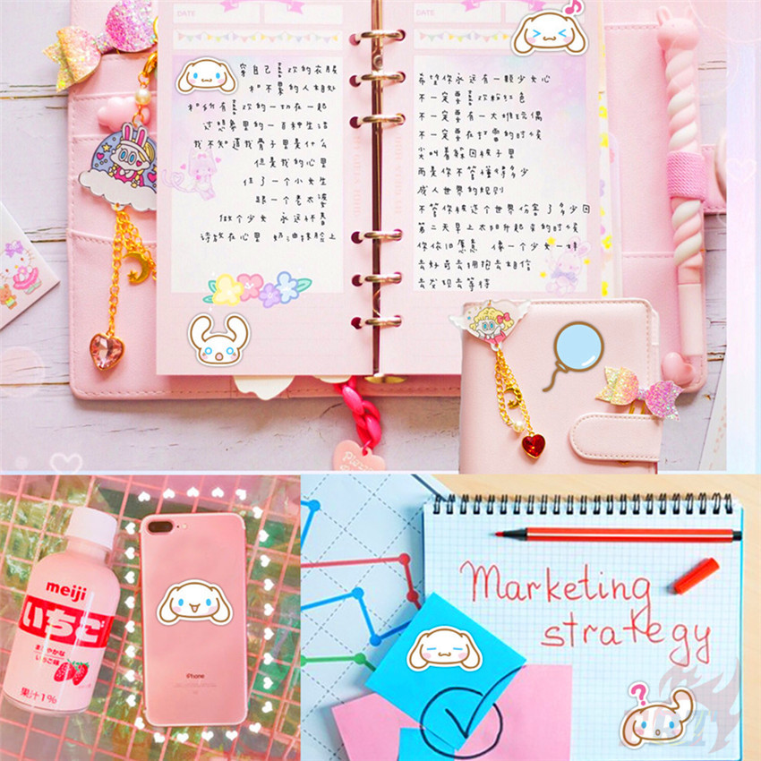 ❉ Cinnamoroll Series 01 - Sanrio Character Stickers ❉ 40Pcs/Set Anime DIY Decals Stickers for Album Diary Laptop Scrapbooks Skateboard