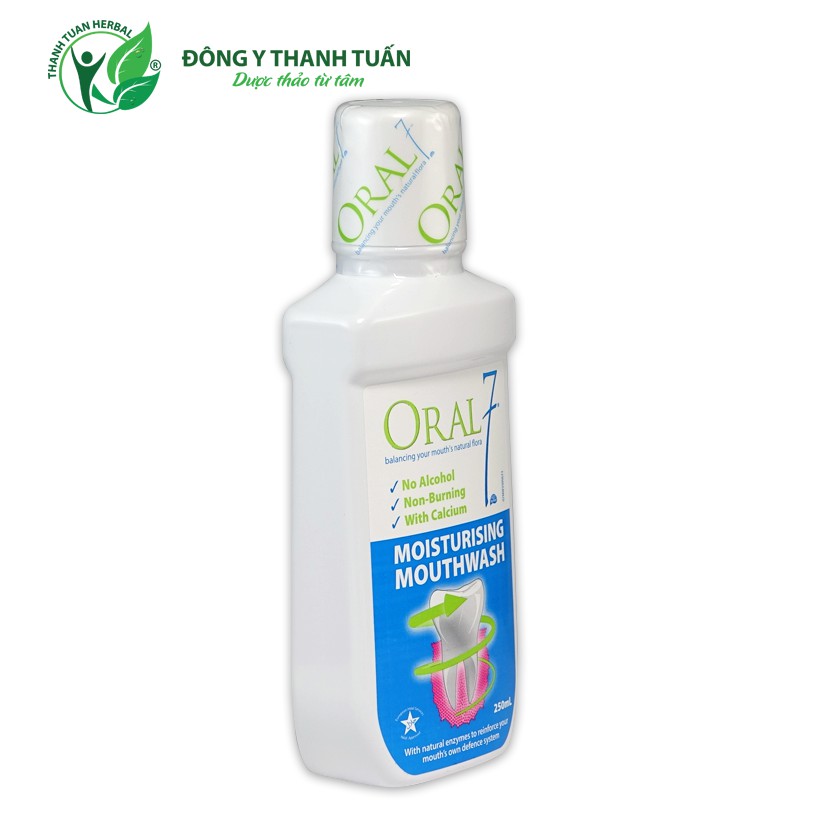 Nước súc miệng GIỮ ẨM ORAL7 Moisturising Mouthwash 250ml