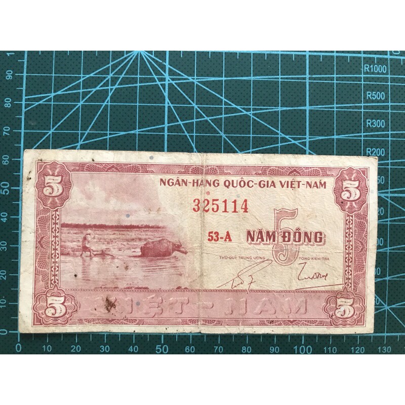 Lì xì Tết Tân Sửu - 5 đồng con trâu năm 1955 | BigBuy360 - bigbuy360.vn