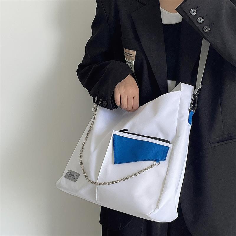 Túi Đeo Vai Bằng Vải canvas Thiết Kế niche Dành Cho Nữ