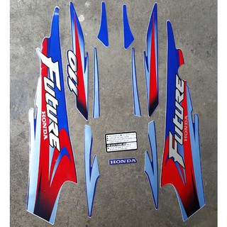 Tem xe Future, Decal xe Future 1 ZIN, TEM XỊN dán dàn áo xe máy XANH MỰC