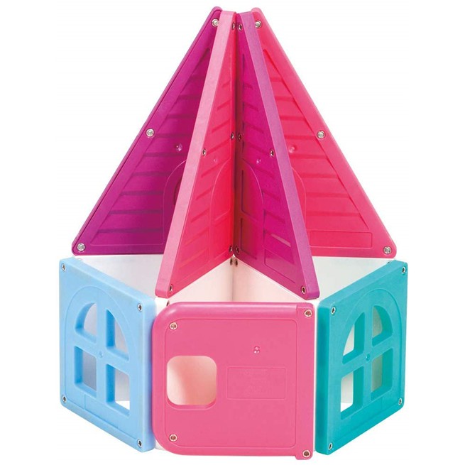 Bộ xếp hình nam châm STEM Nhật Bản World Dream Castle House PEOPLE BLOCKS