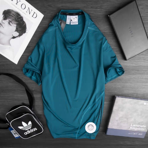 Áo thun nam thể thao A03, áo phông nam chất thun lạnh co giãn 4 chiều mặc mát thấm hút logo thêu