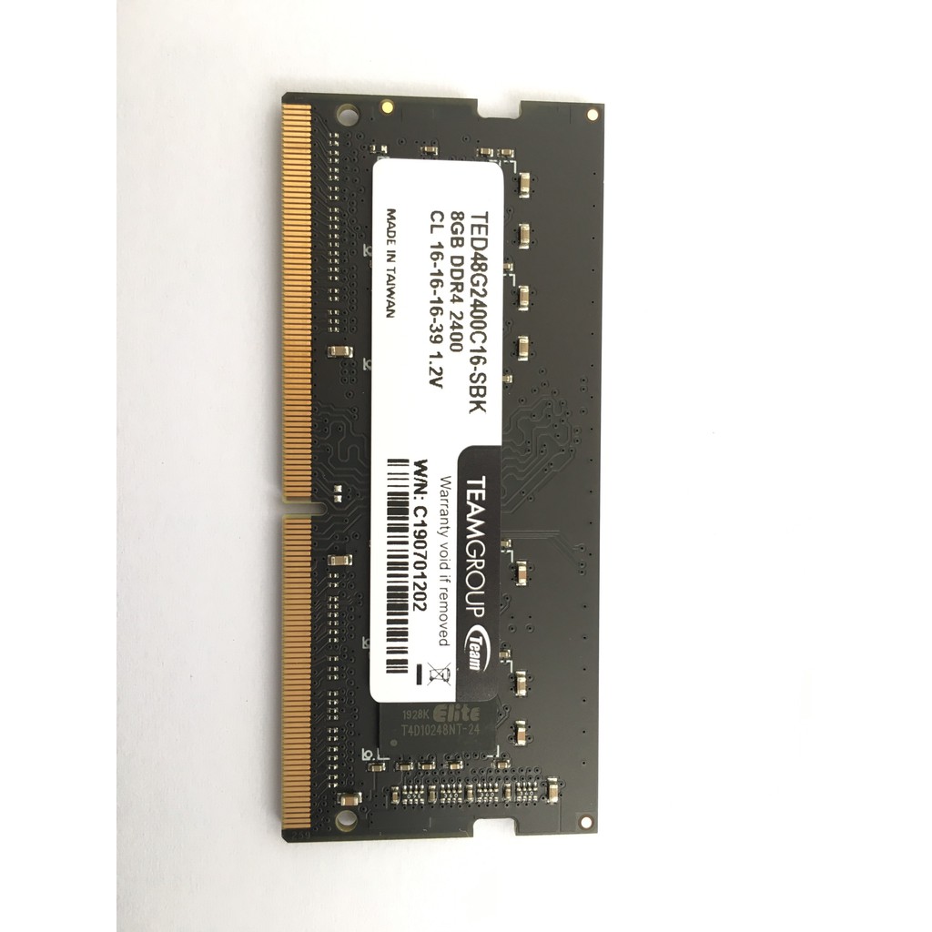 Ram Laptop 8GB DDR4 Teamgroup Networkhub phân phối