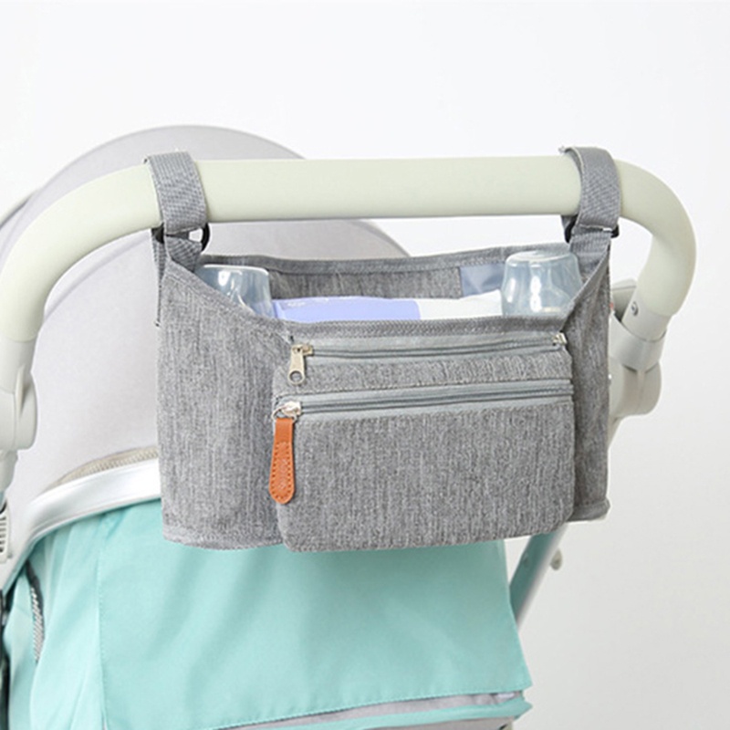 Túi đựng đồ nhiều ngăn treo xe đẩy em bé tiện lợi