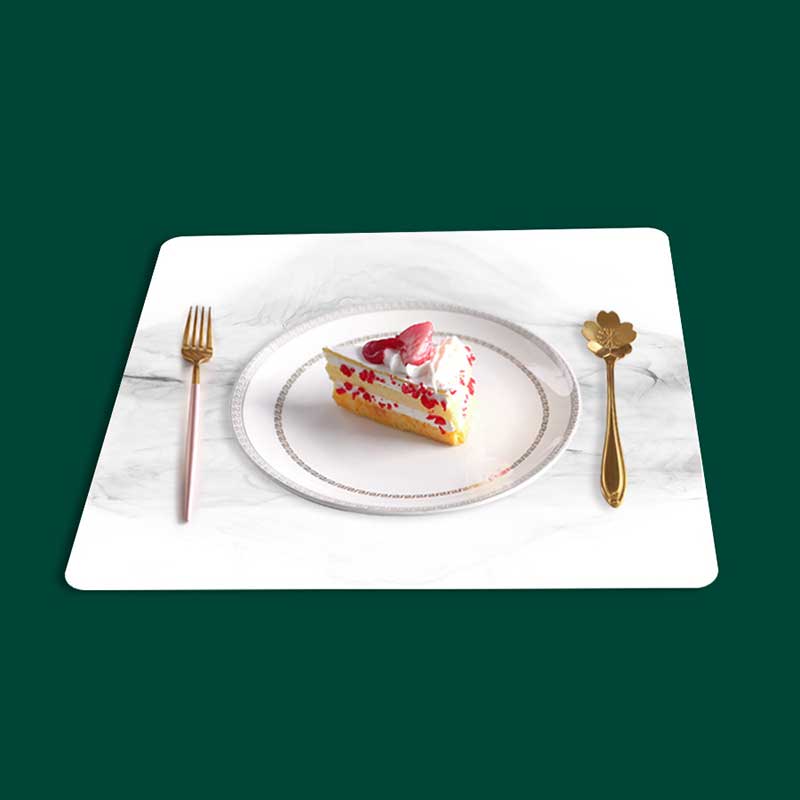 Miếng lót trên bàn ăn bằng silicon họa tiết đá hoa cương chống trượt