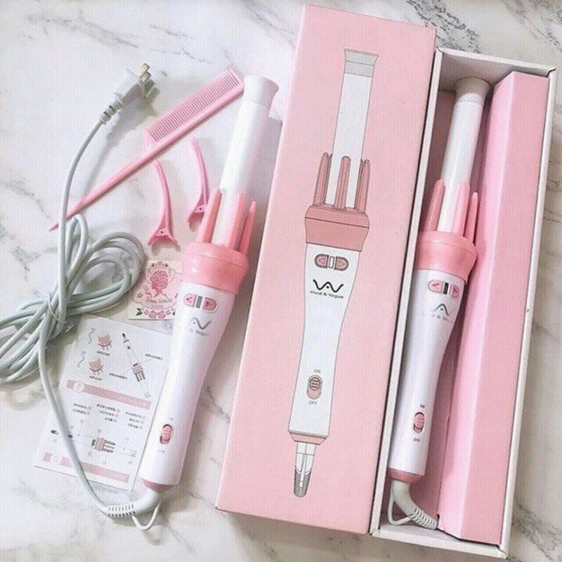 MÁY UỐN TÓC XOĂN XOAY TỰ ĐỘNG 360 VIVID VO GUE - gayuontoc