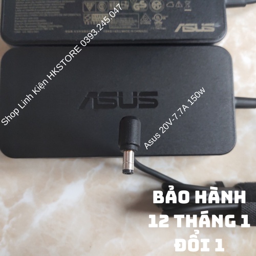 Sạc Laptop Asus 19.5V-7.7A 150W Asus G53SX G74SX G53 G74 K580P G73 K470P G71GS G73JH N71Y FX504 GL503 GL703