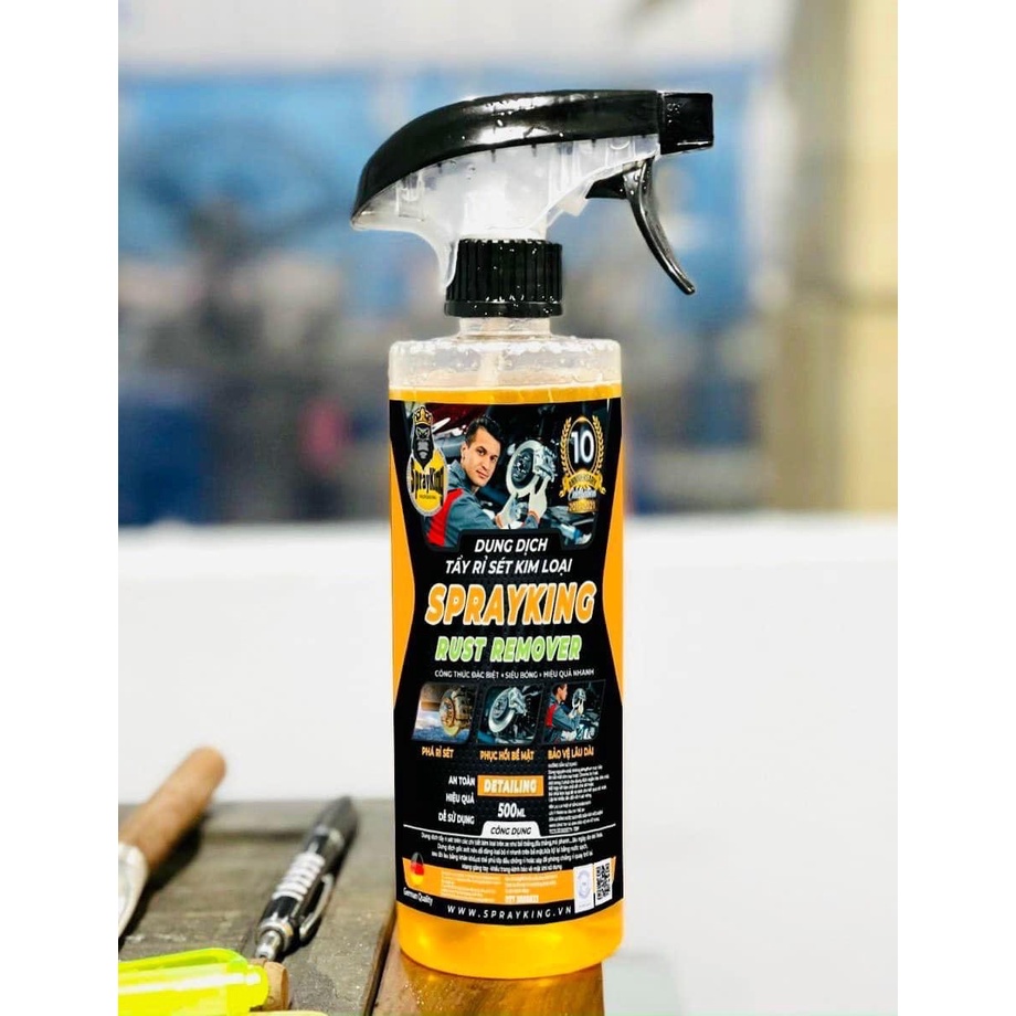 Tẩy Rỉ Sét Kim Loại Chai xịt 500ml_Sprayking Rust Remover