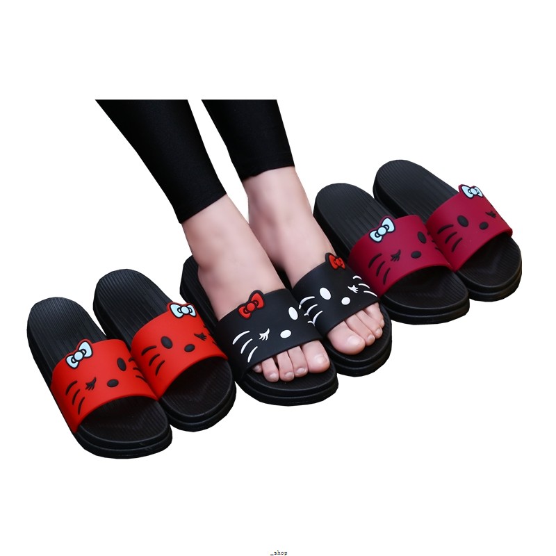 Ready stock_Slippers Female Summer Wear High Heel Thick Bottom Waterproof Station Fashion Wedge With Indoor Room Home Sa