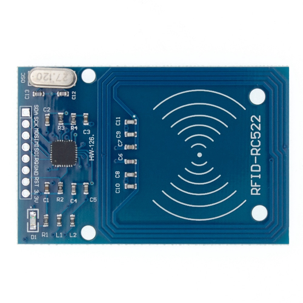 Mô Đun Rfid Rc522 Mhz 6cm Kèm Bảng Mạch Arduino