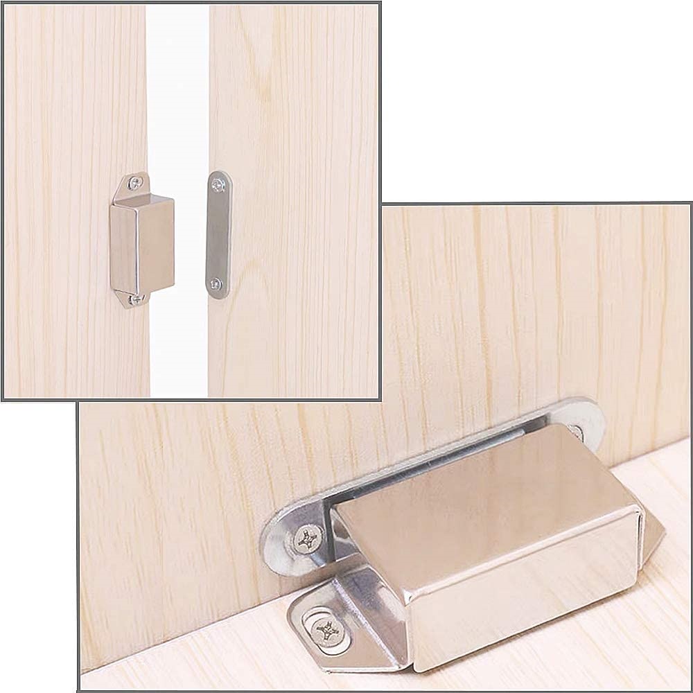 Nam châm cửa inox size 47x16mm