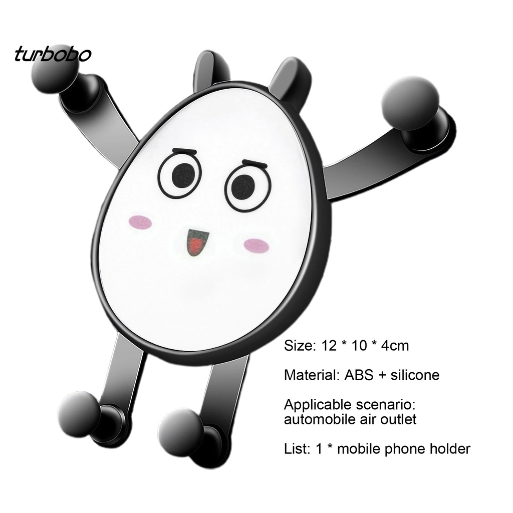 Giá đỡ điện thoại di động chống trượt gắn khe điều hòa xe hơi