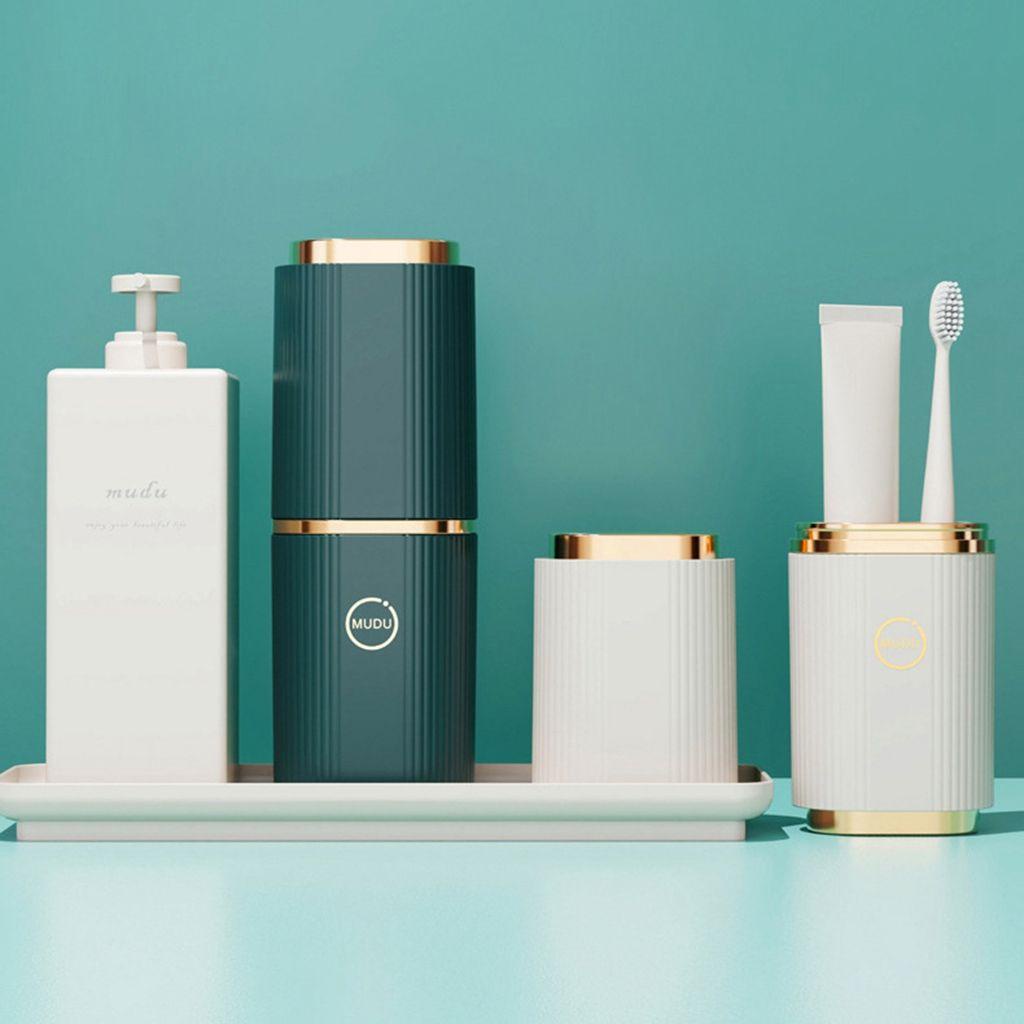 Epoch 1 Cốc Súc Miệng Màu Trơn Sang Trọng Tiện Dụng Mang Theo Du Lịch