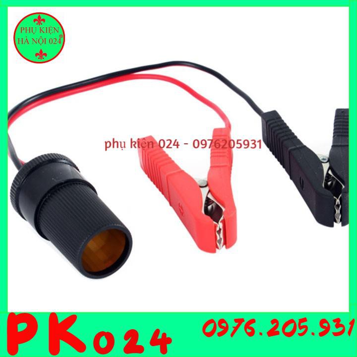 Bộ Chuyển Nguồn Từ Kẹp Cá Sấu Sang Tẩu Sạc 15A