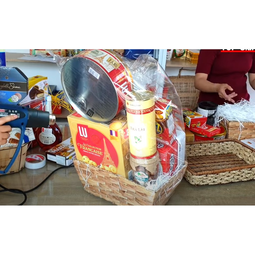 Máy Khò Nhiệt Màng Co Giỏ Quà, Hộp Quà Tặng Hàng Chuẩn Bảo Hành 6 tháng